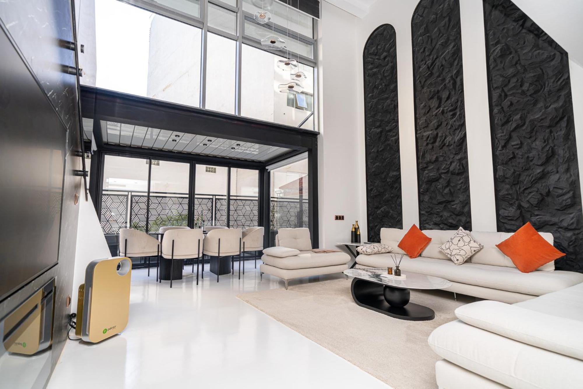 Ecrin Secret, Duplex Prestige, Proche Corniche & Medina, Piscine, Parking, Wifi, Iptv, Ac Apartment Tanger Exterior foto