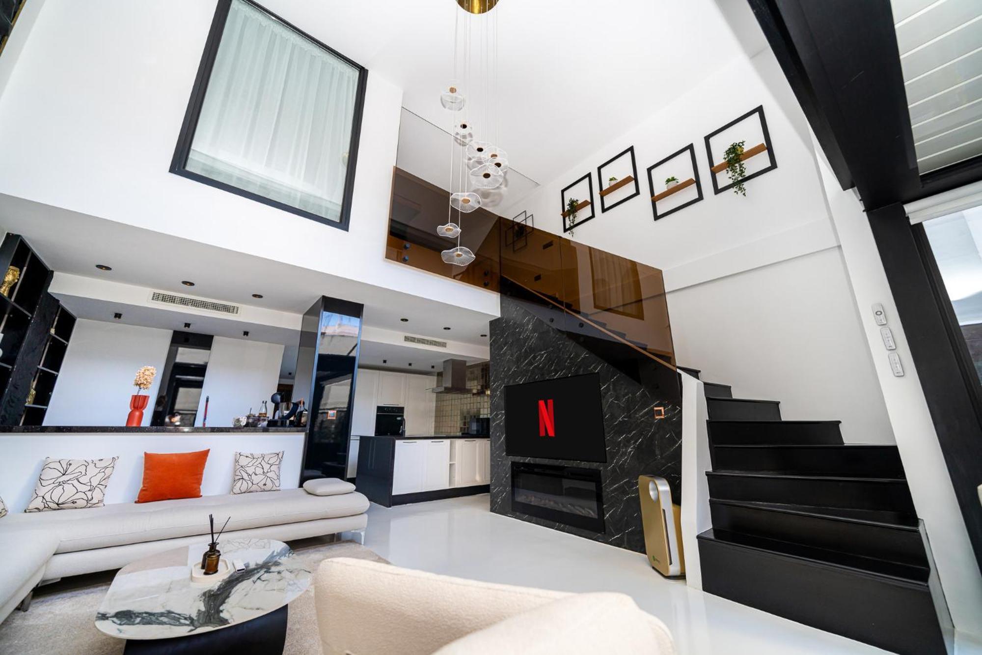 Ecrin Secret, Duplex Prestige, Proche Corniche & Medina, Piscine, Parking, Wifi, Iptv, Ac Apartment Tanger Exterior foto
